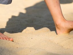 Füße im Sand